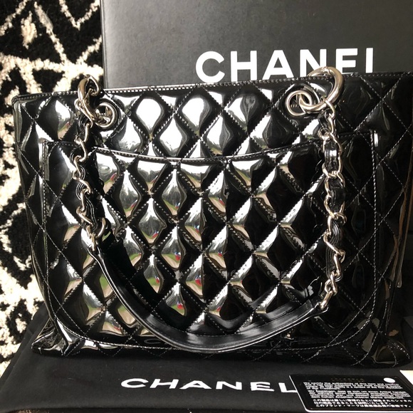 🤩FULL SET🤩CHANEL GST black patent - Picture 2 of 8